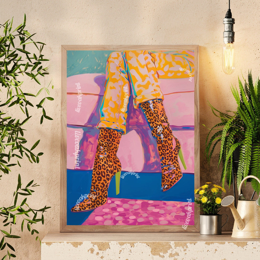 Maximalist High Heels Print