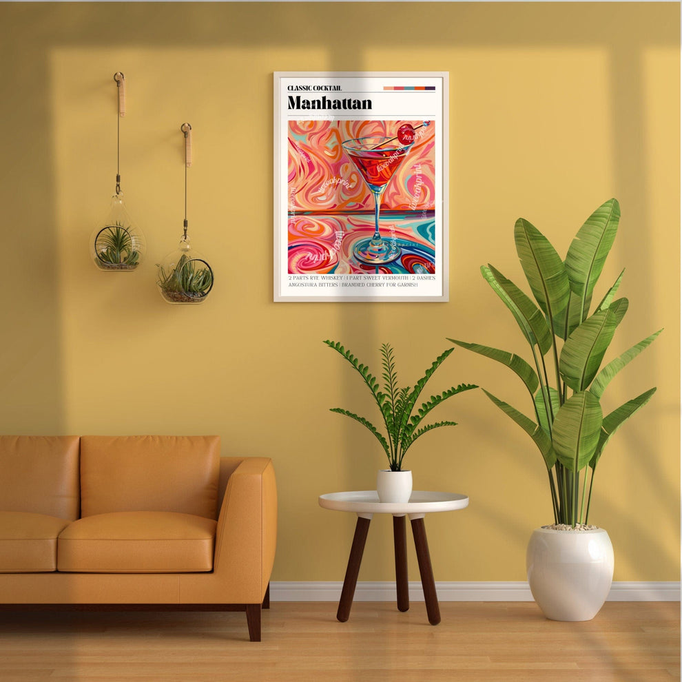Manhattan Cocktail Print