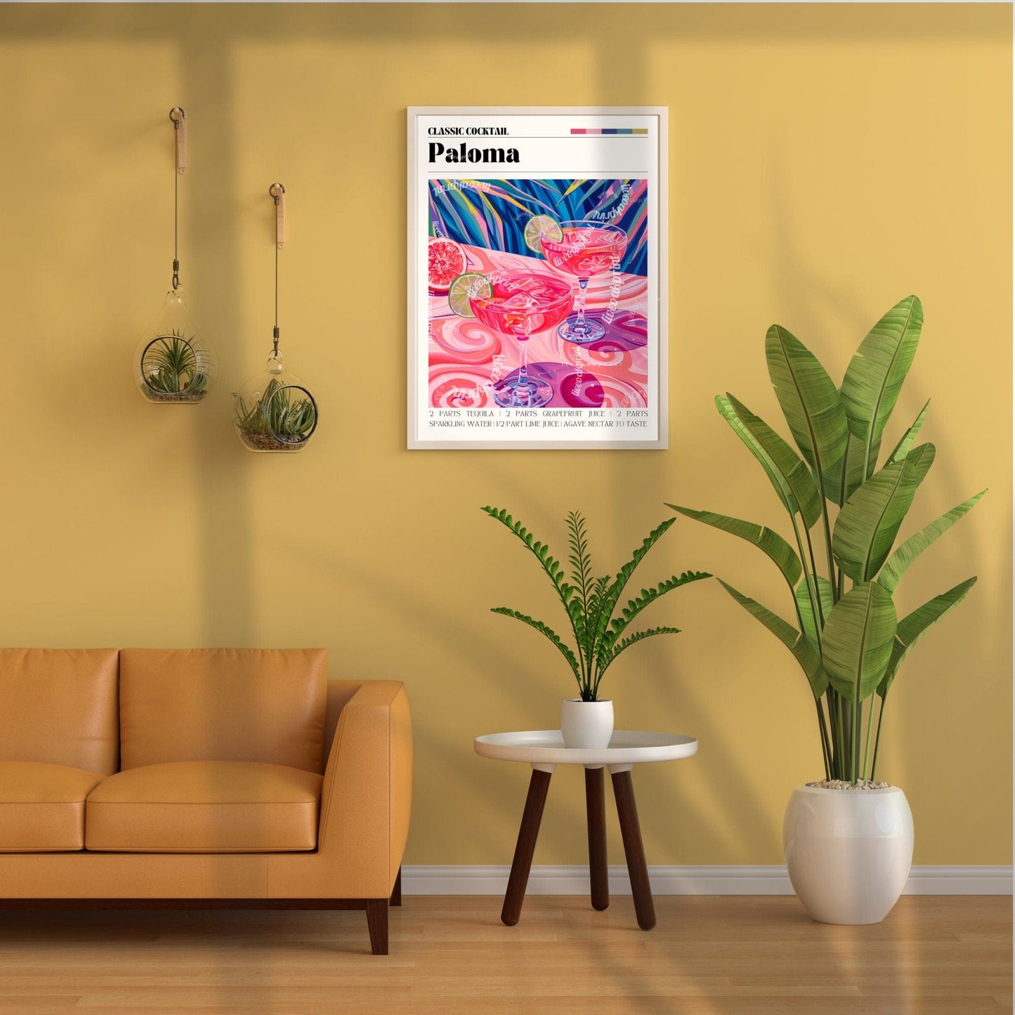 Paloma Cocktail Print