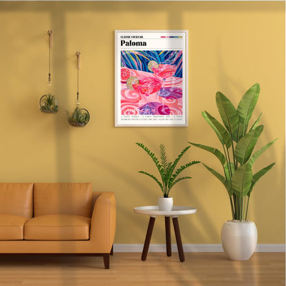 Paloma Cocktail Print