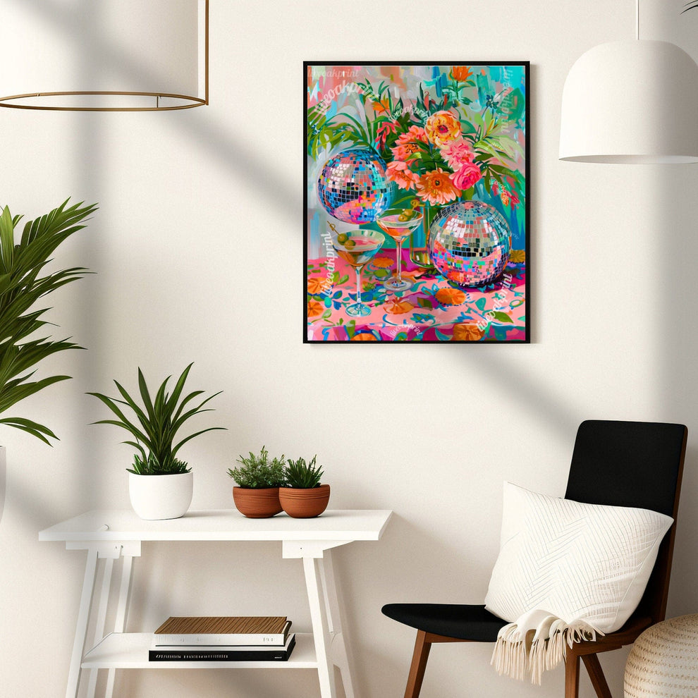 Disco Martinis Print