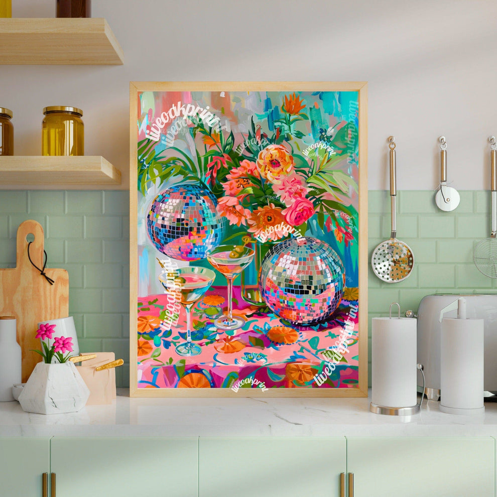 Disco Martinis Print