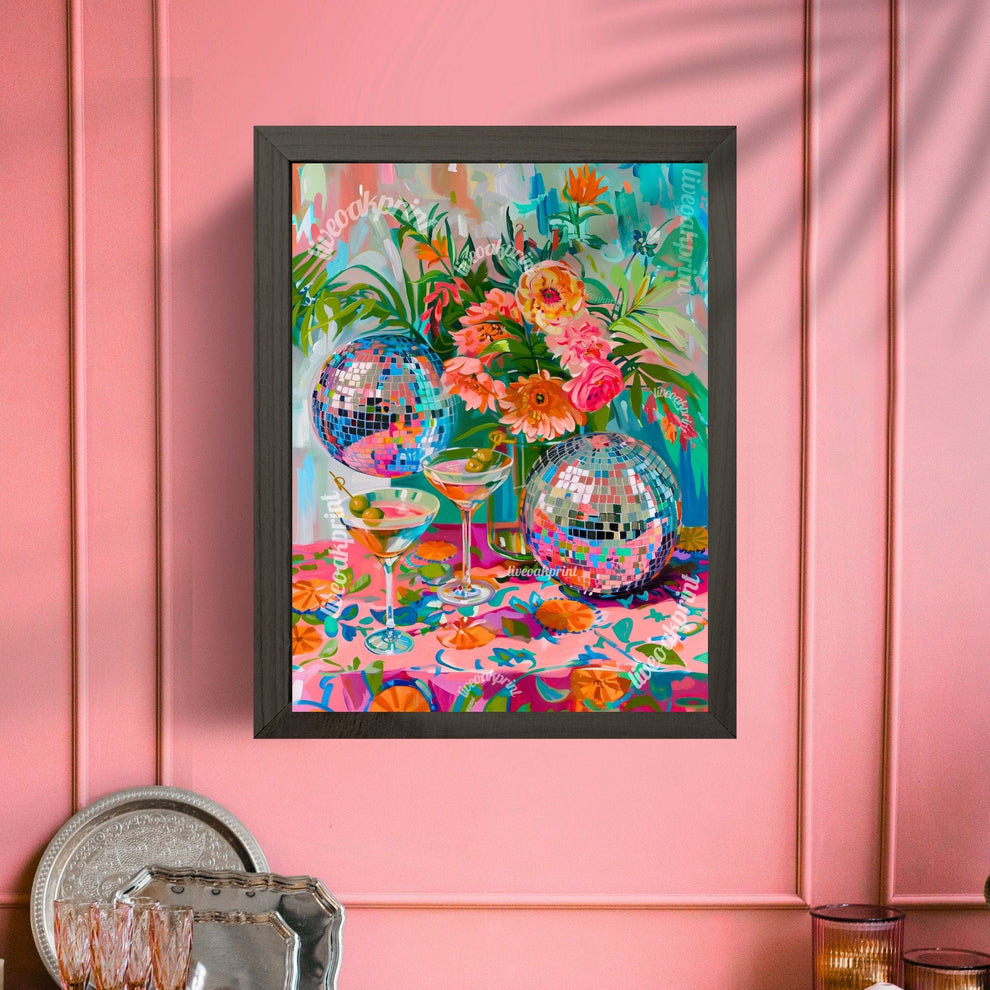 Disco Martinis Print