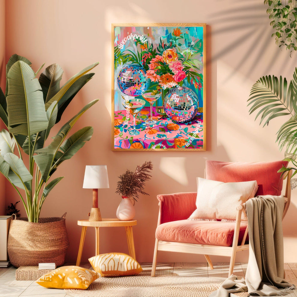 Disco Martinis Print