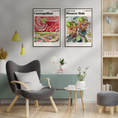 Cosmopolitan Cocktail Print