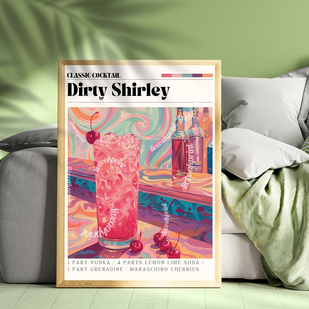 Dirty Shirley Print
