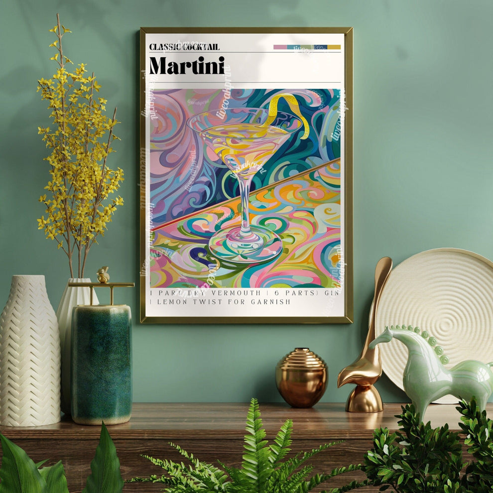Classic Martini Print