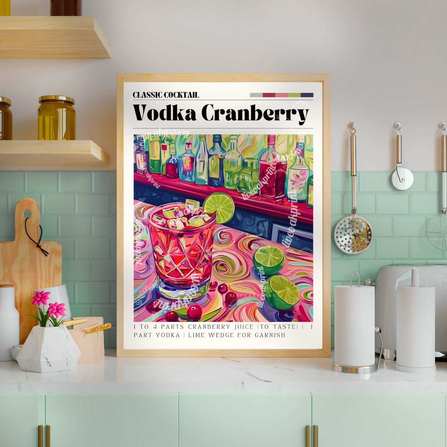 Vodka Cranberry Print