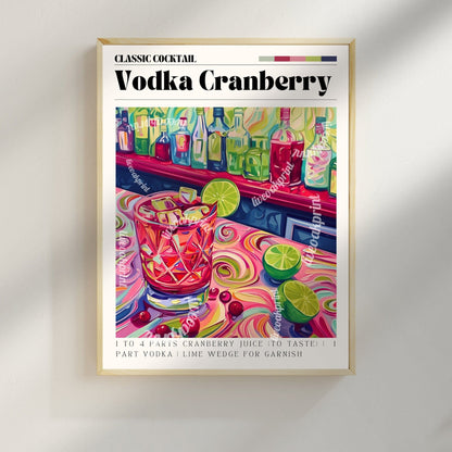 Vodka Cranberry Print