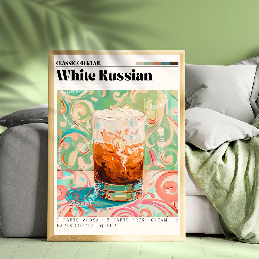 White Russian Print