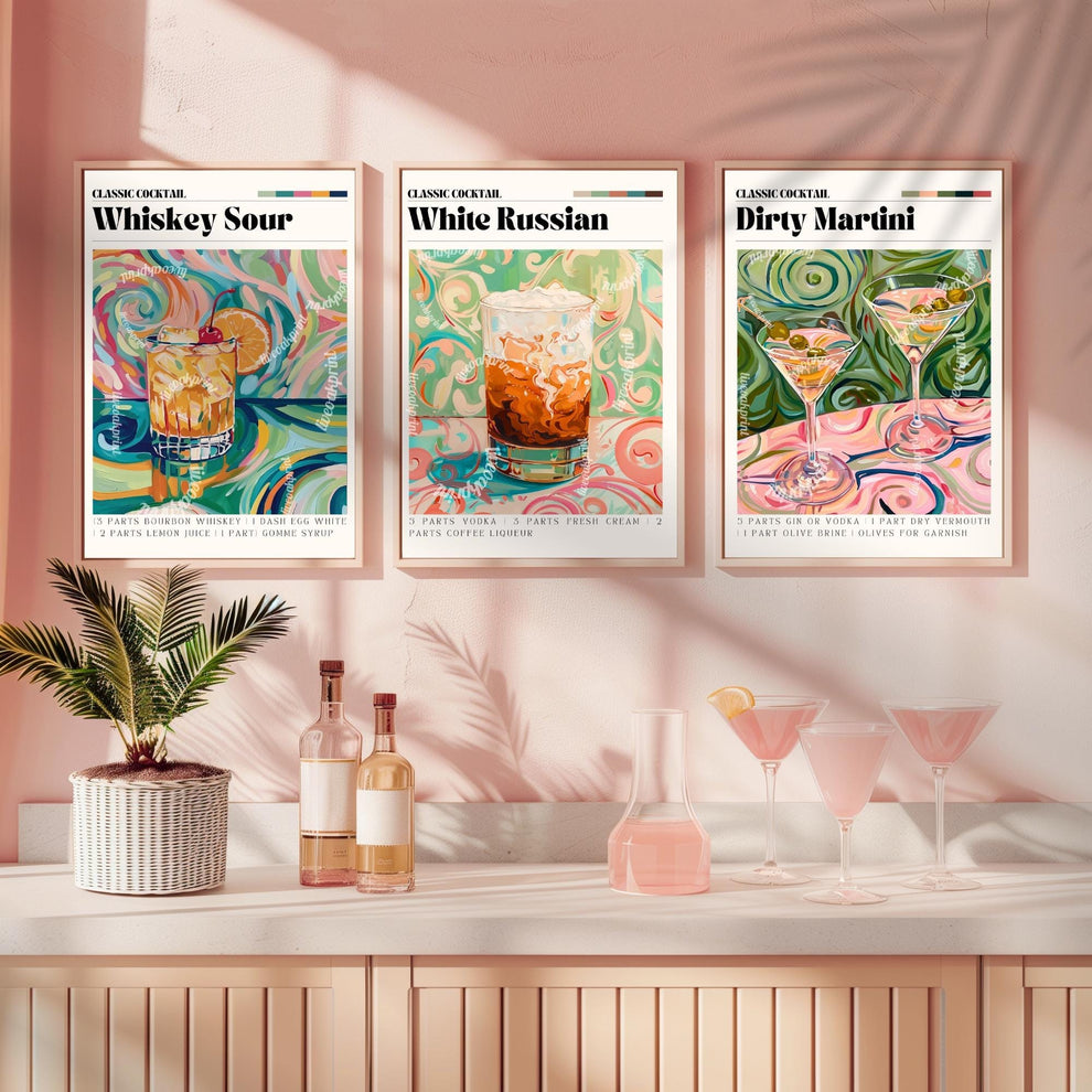 Dirty Martini Print