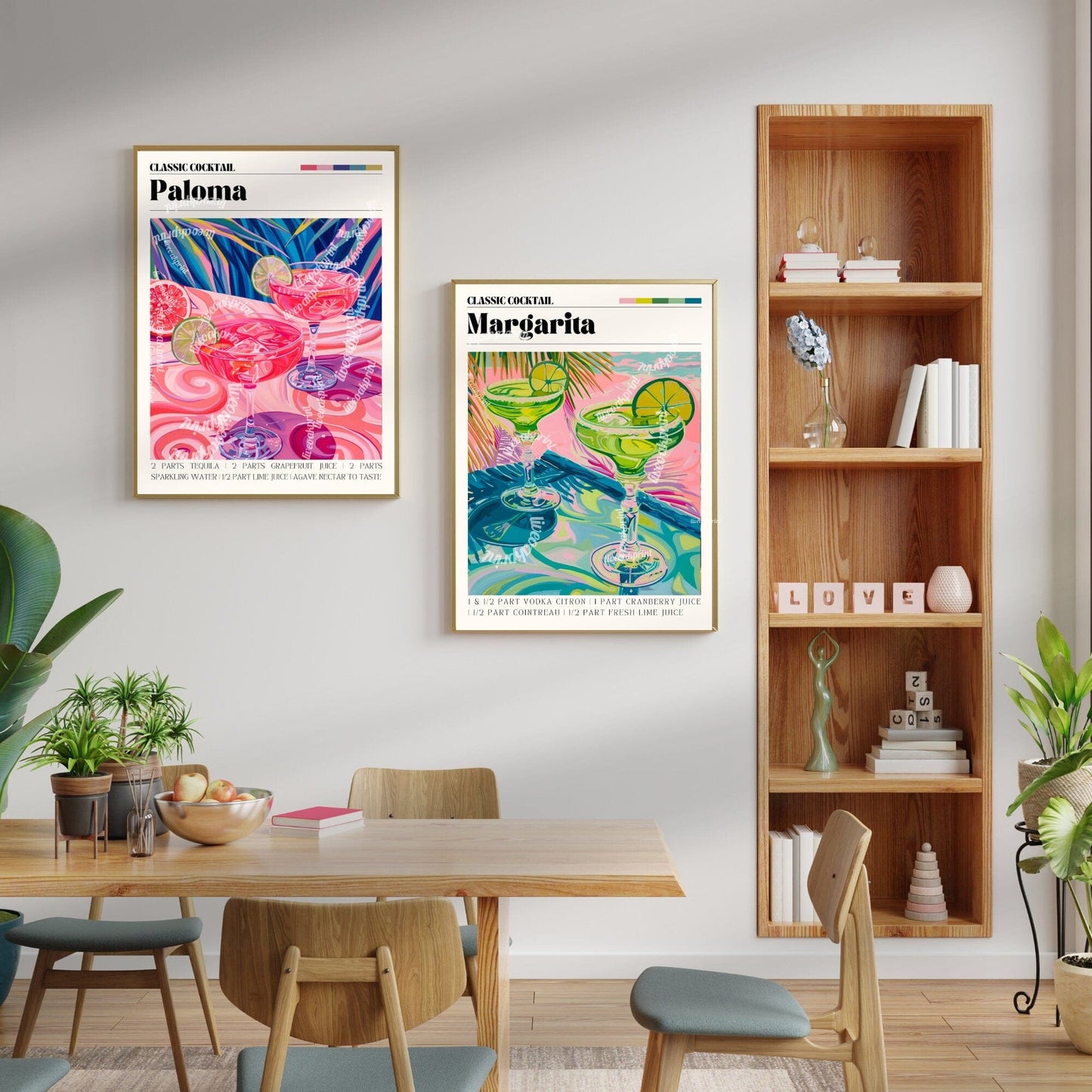 Paloma Cocktail Print