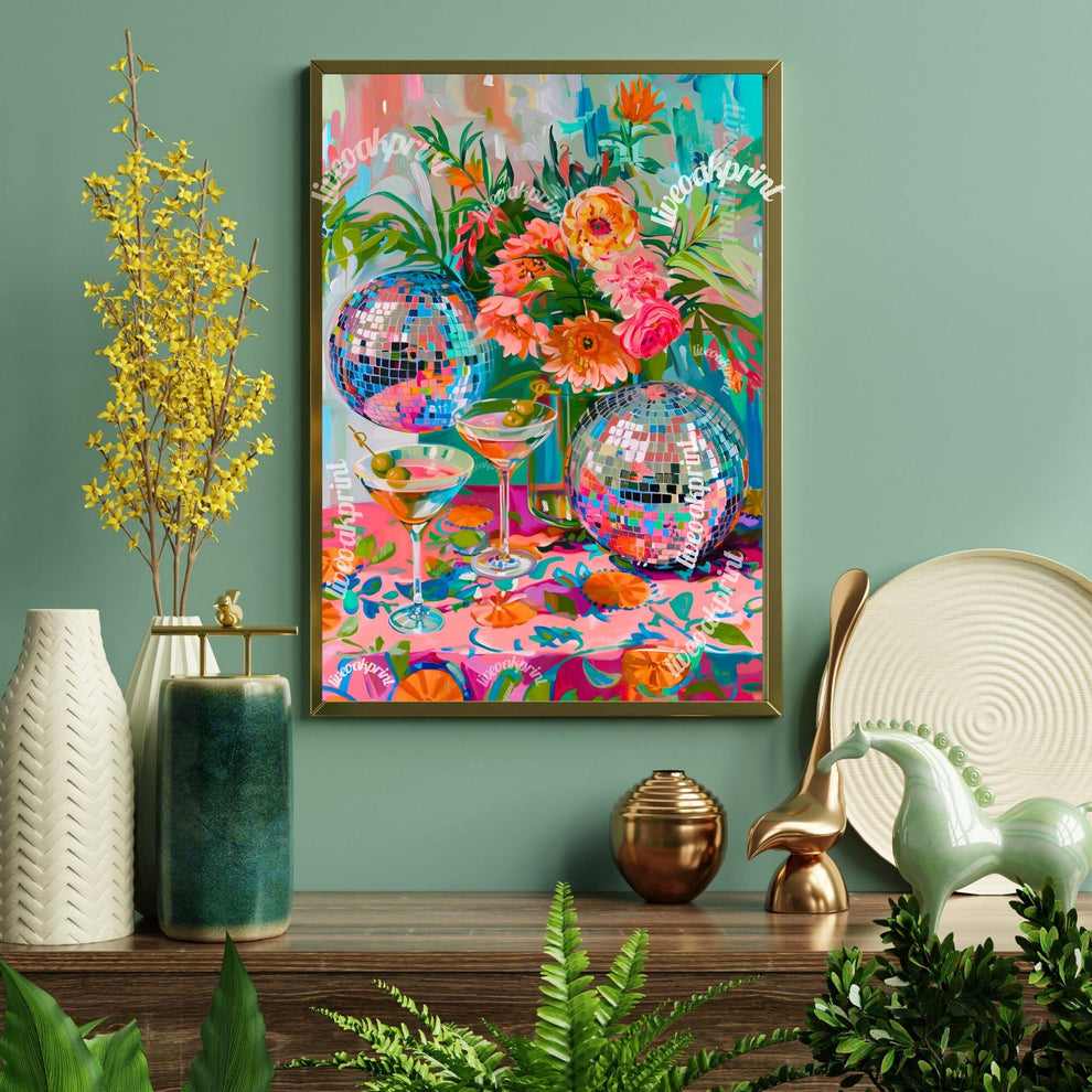 Disco Martinis Print