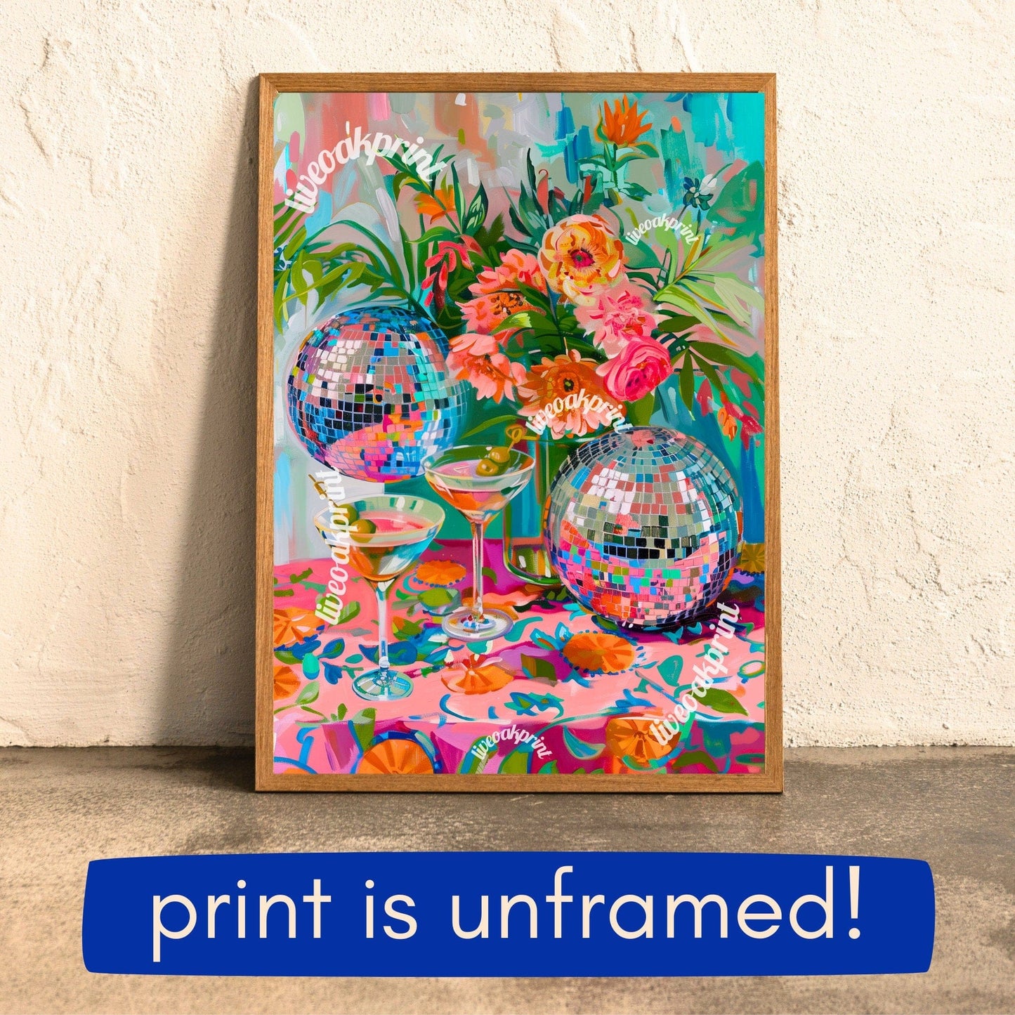 Disco Martinis Print