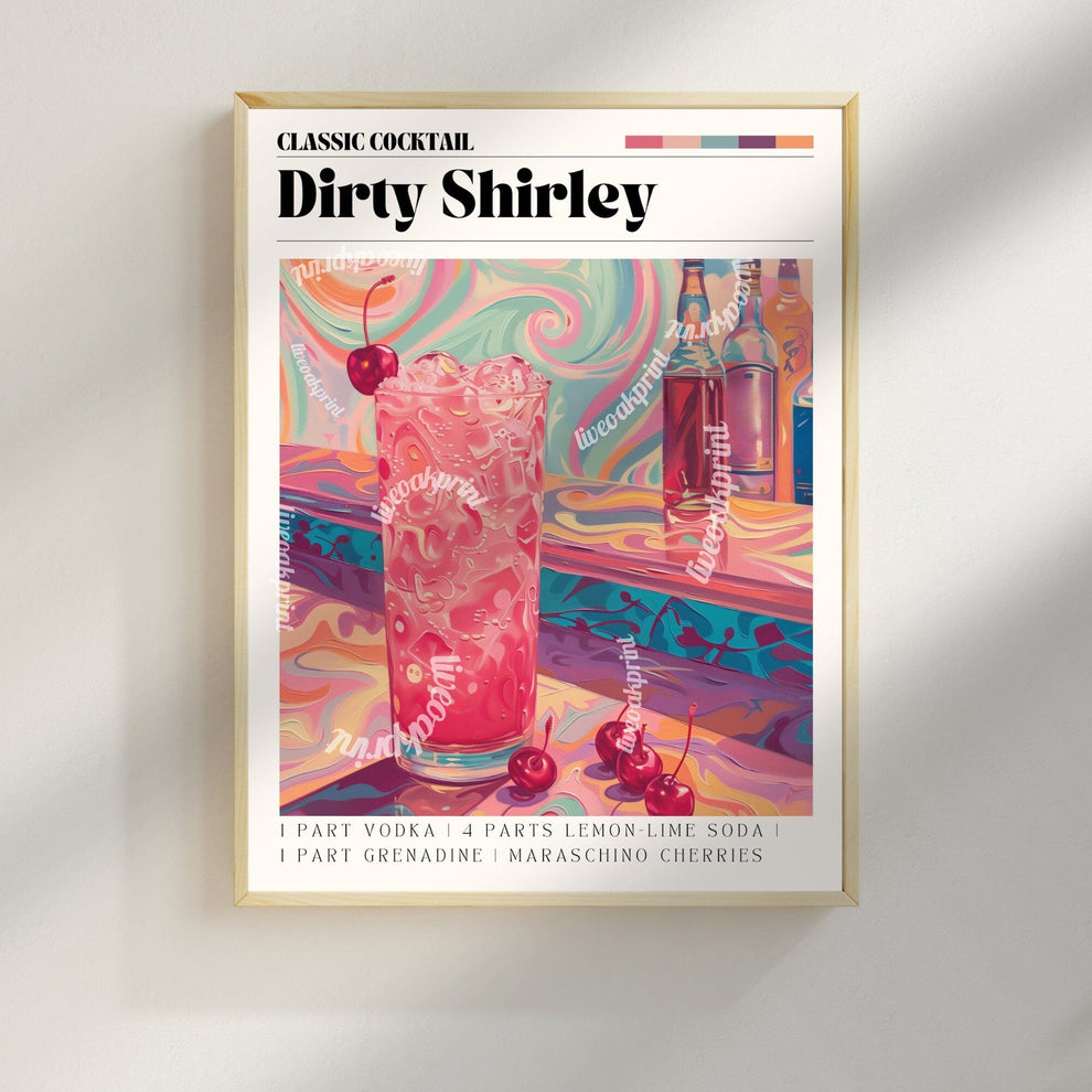 Dirty Shirley Print