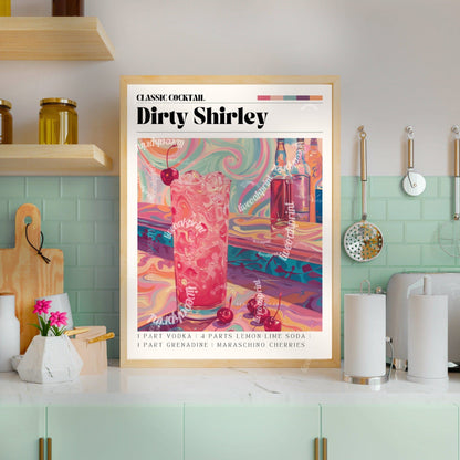 Dirty Shirley Print