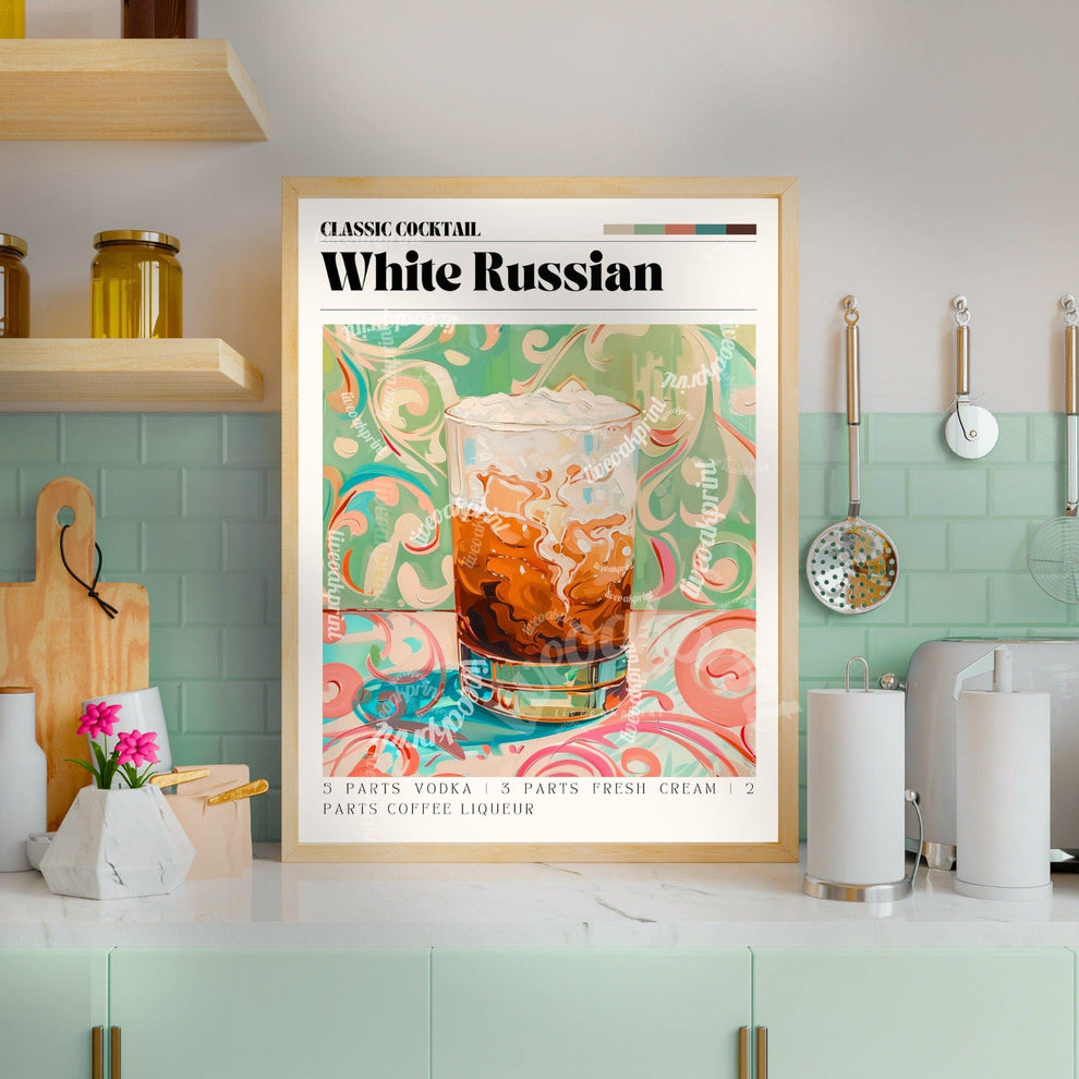 White Russian Print