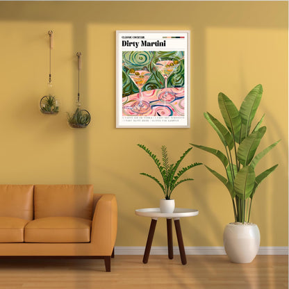 Dirty Martini Print