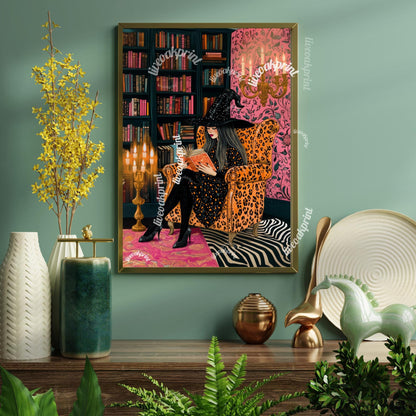 Witch in a Maximalist Library