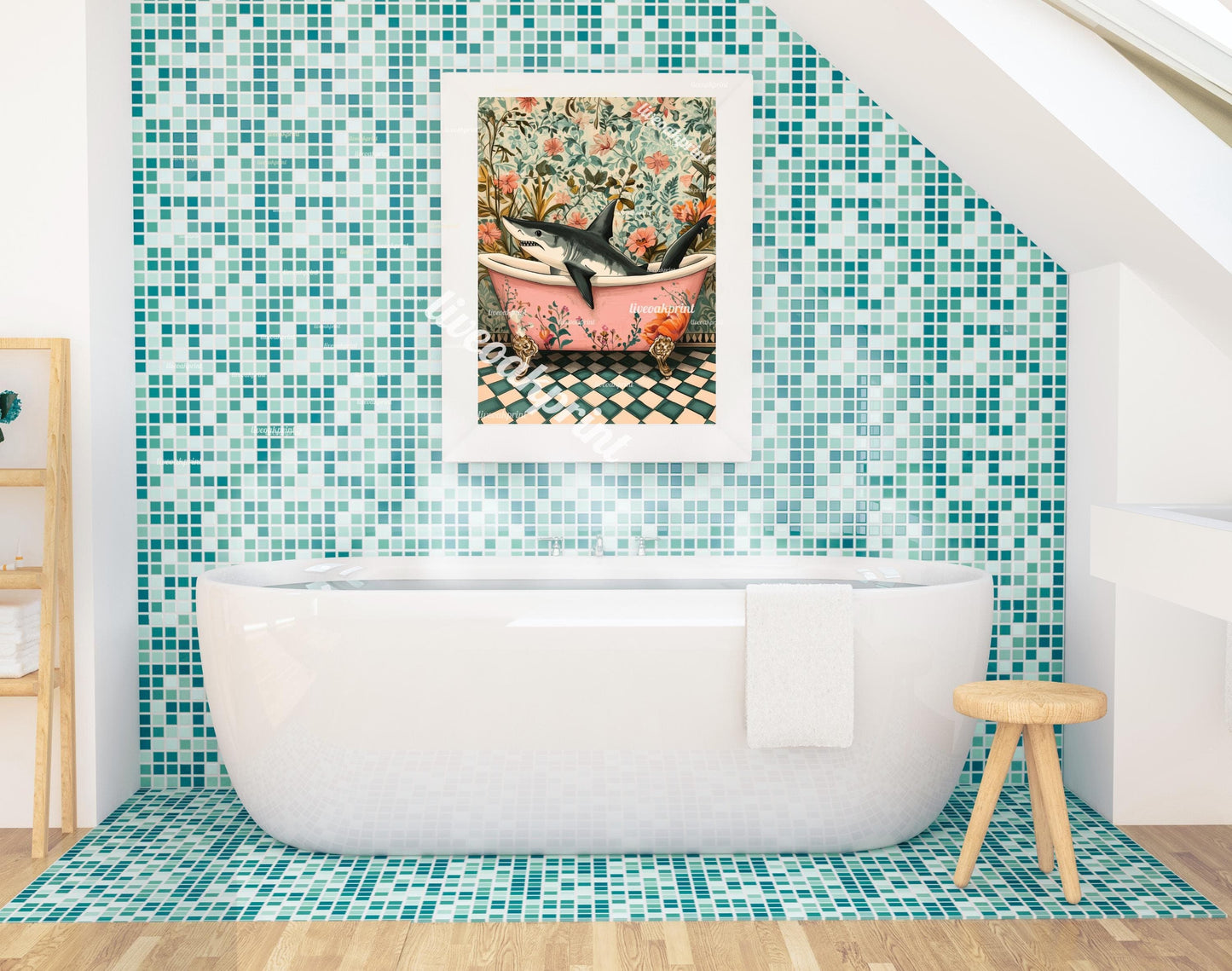 Shark In A Vintage Bathtub