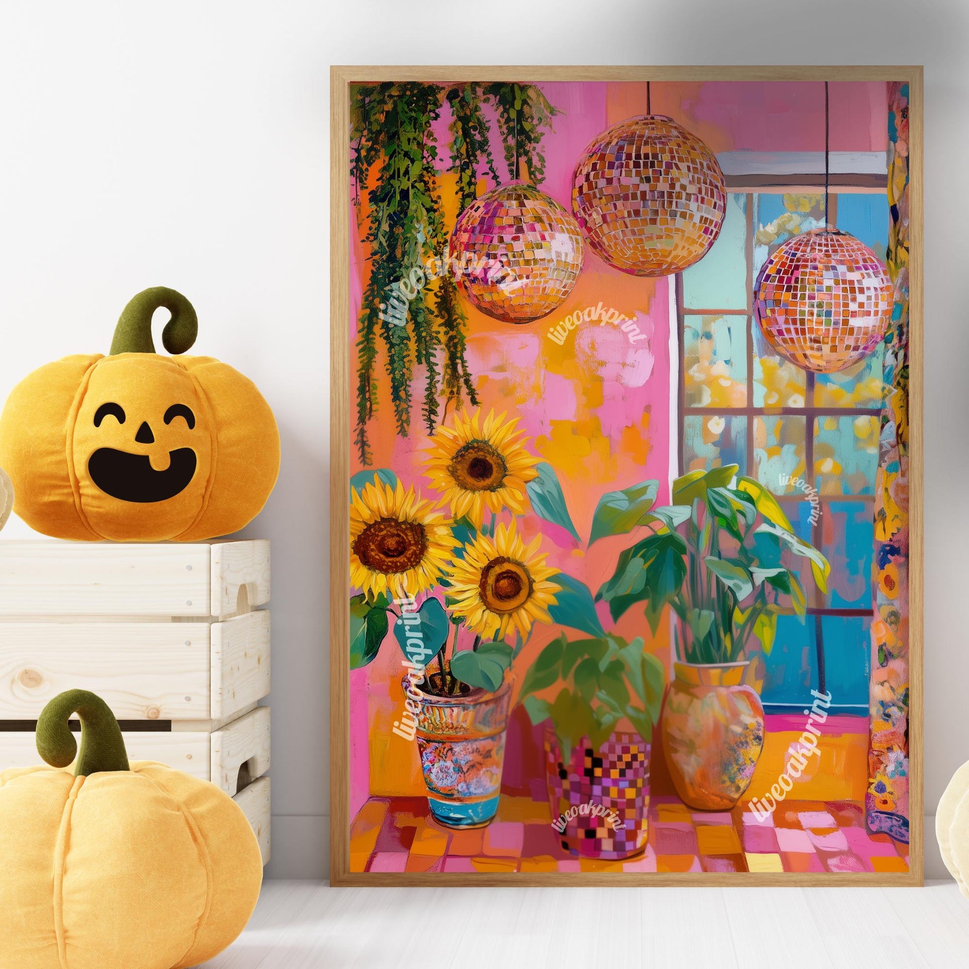 Sunflowers and Disco Balls