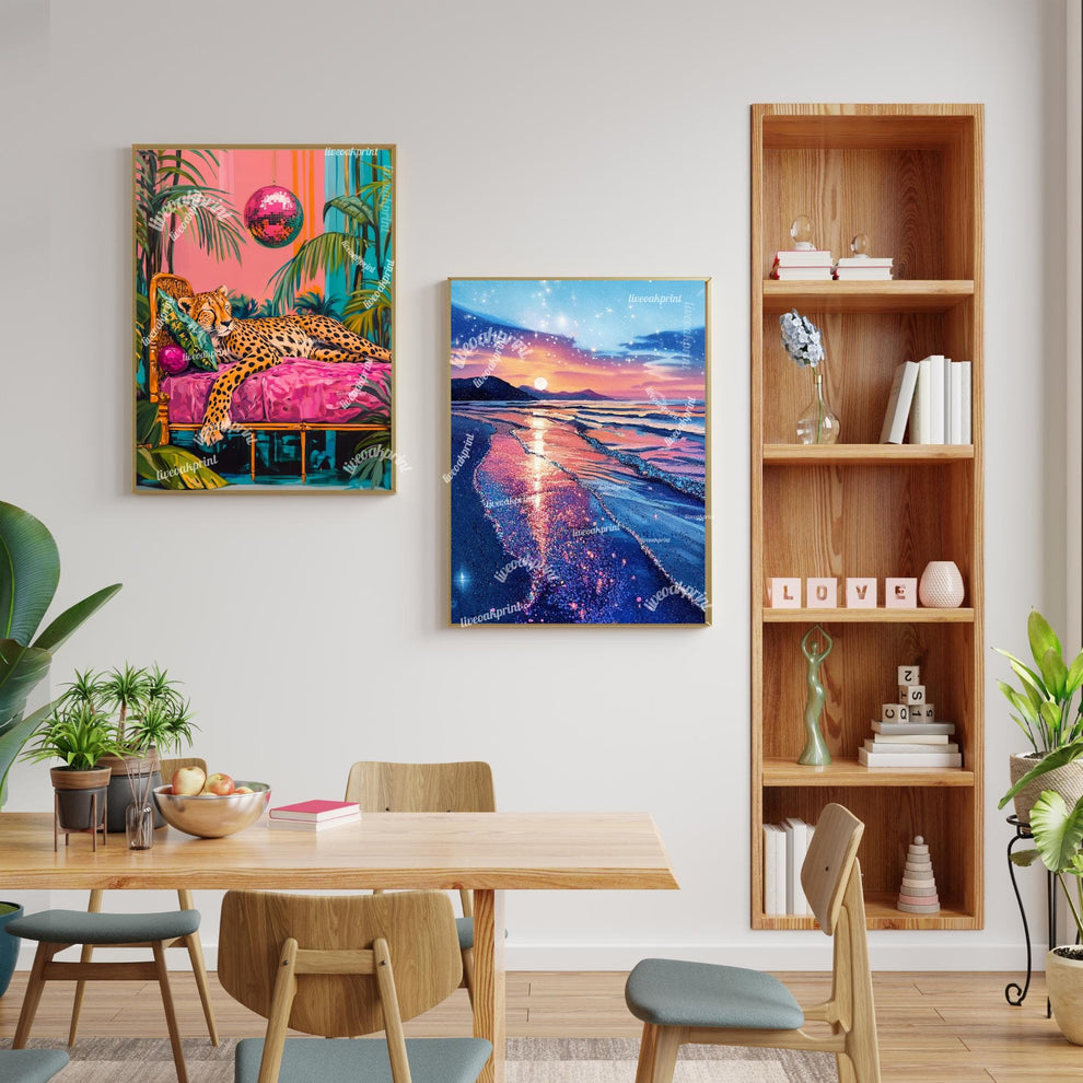 Sparkly Sunset Print