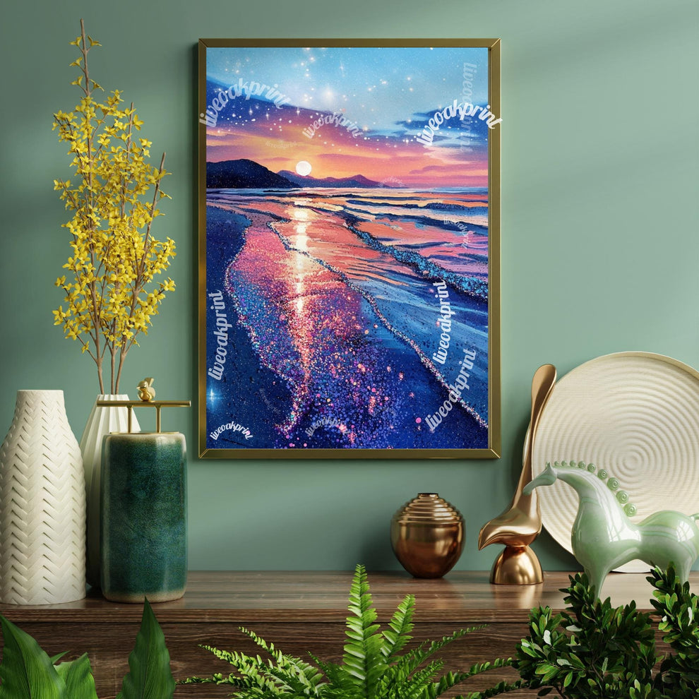 Sparkly Sunset Print