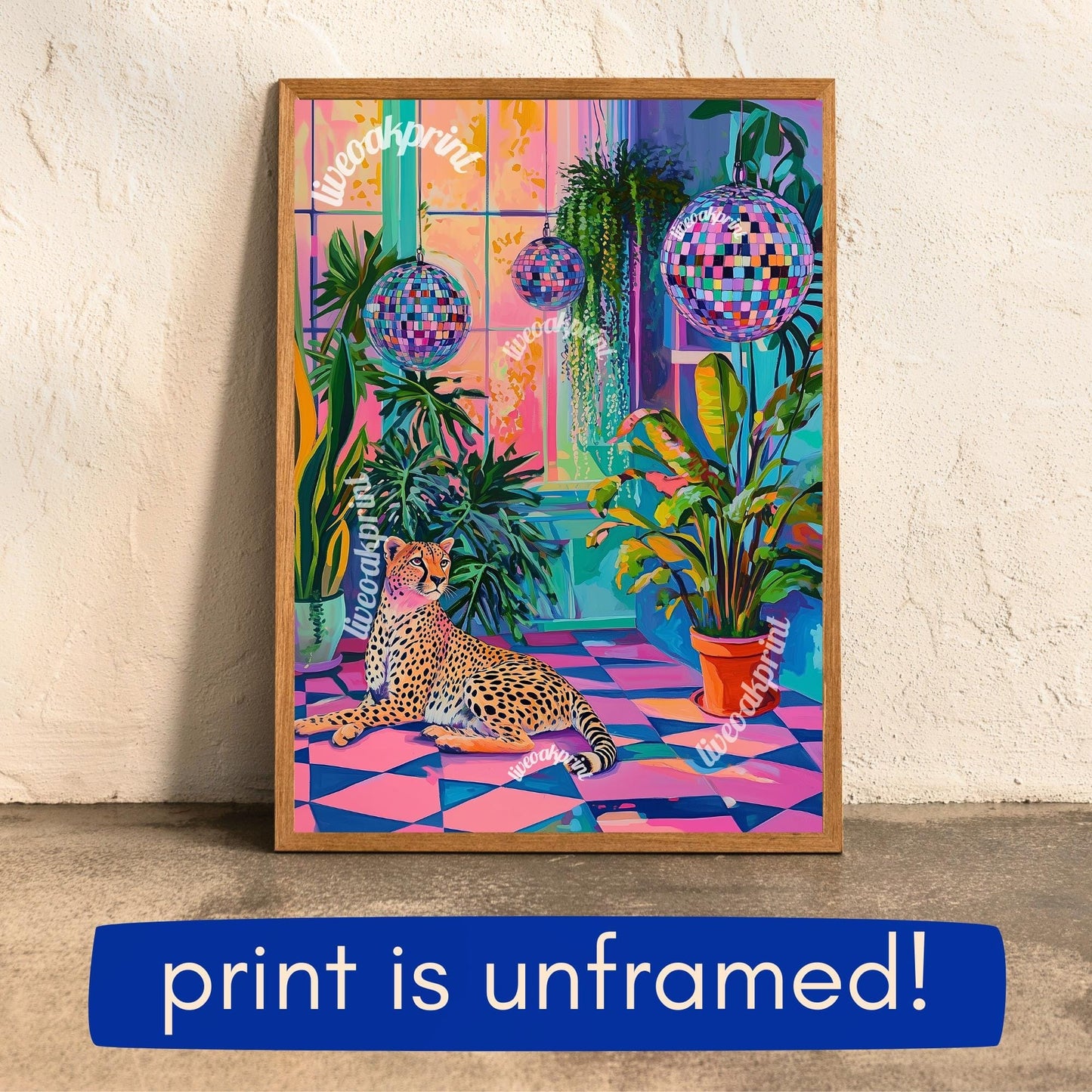 Cheetah, Plants, and Disco Balls