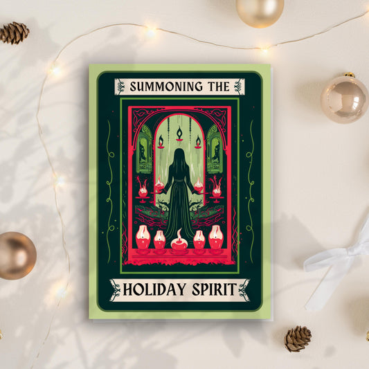 Summoning The Holiday Spirit - Pack of 10 Greeting Cards