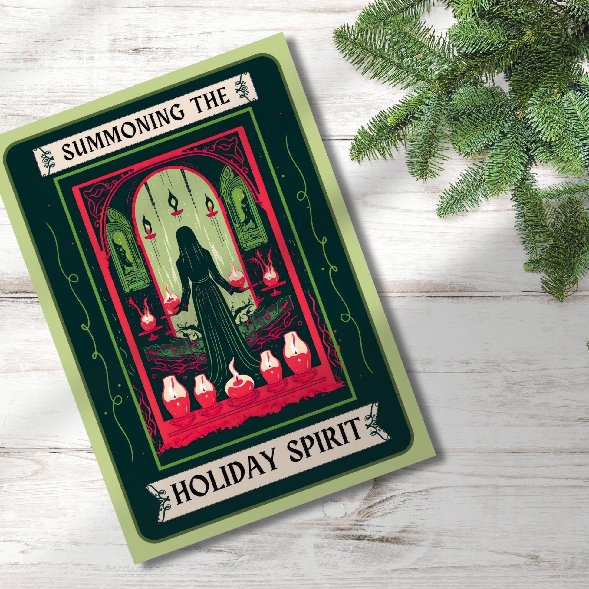 Summoning The Holiday Spirit - Pack of 10 Greeting Cards