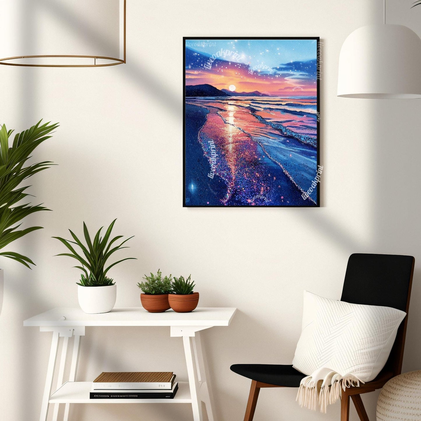 Sparkly Sunset Print