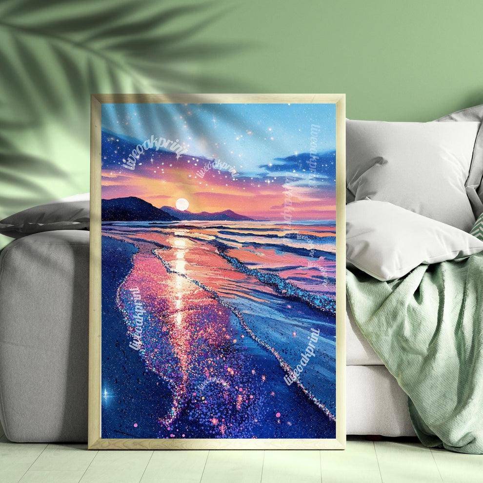 Sparkly Sunset Print