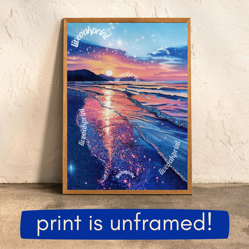 Sparkly Sunset Print