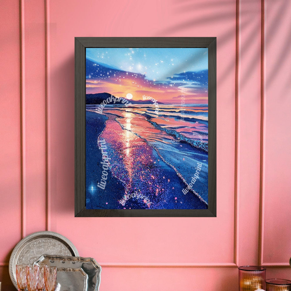 Sparkly Sunset Print