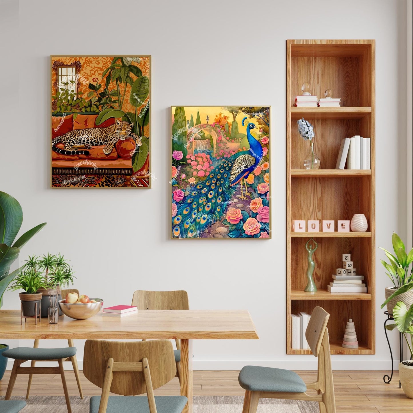 Terracotta Leopard Print