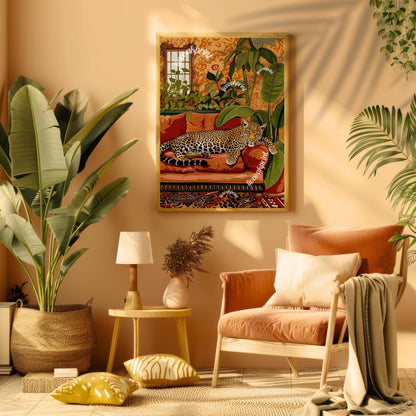 Terracotta Leopard Print