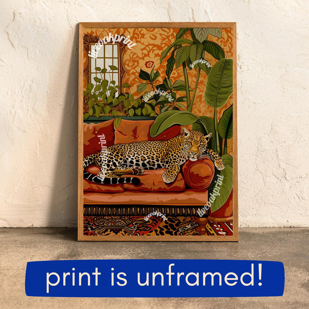 Terracotta Leopard Print