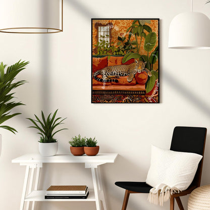 Terracotta Leopard Print