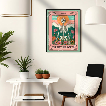 The Nature Lover Tarot Card - Nature Gift - Hiking Wall Art - Gift For Outdoorsy People - Outdoors Wall Art - Nature Lover Decor