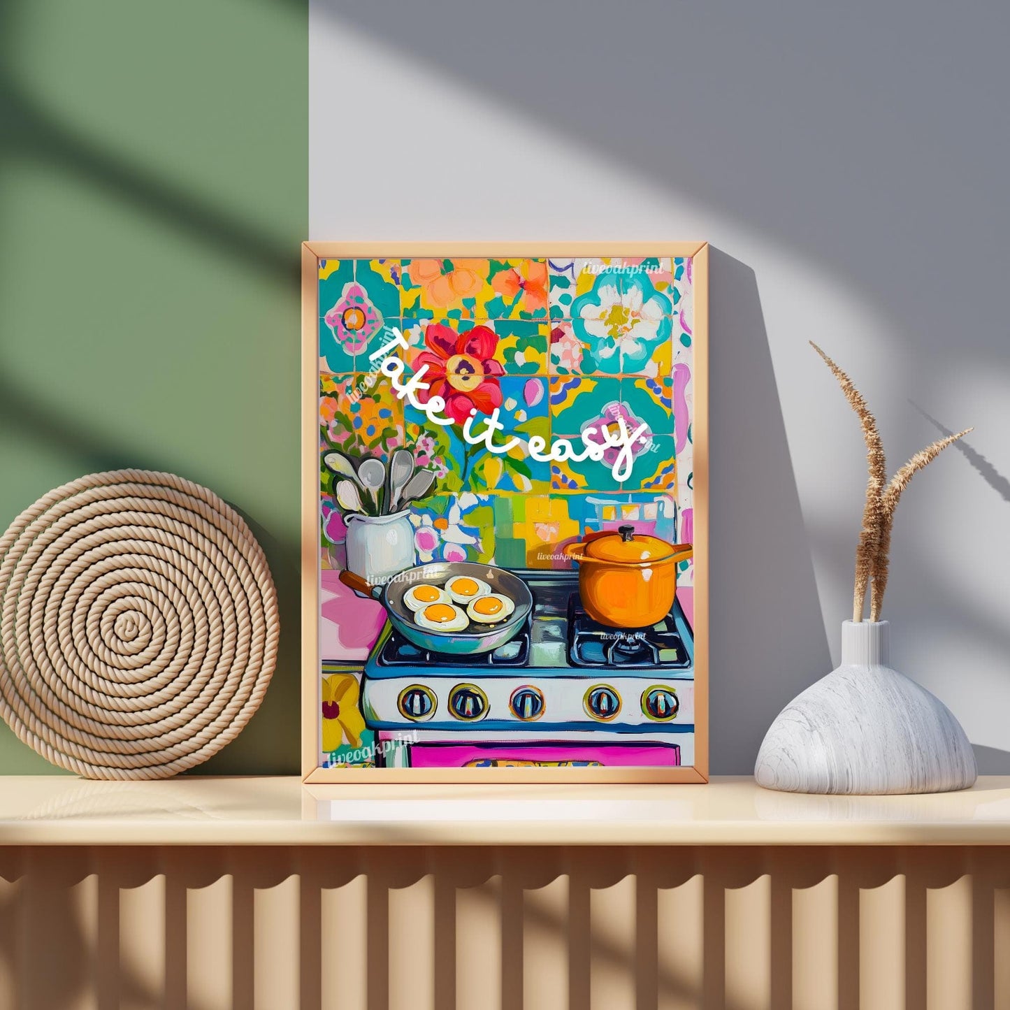 Take It Easy! Eggs Over Easy Print