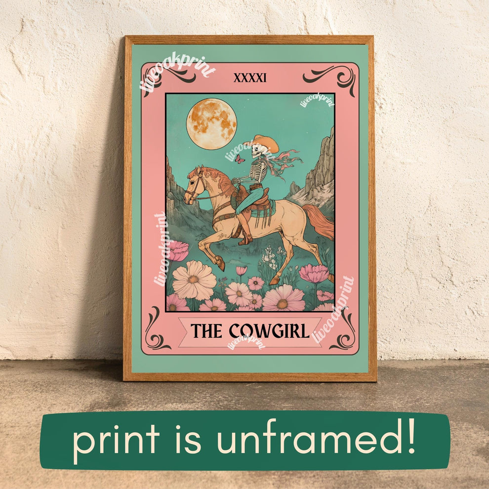 The Cowgirl Tarot Print