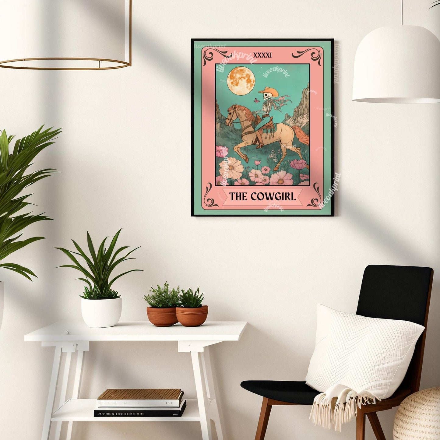 The Cowgirl Tarot Print