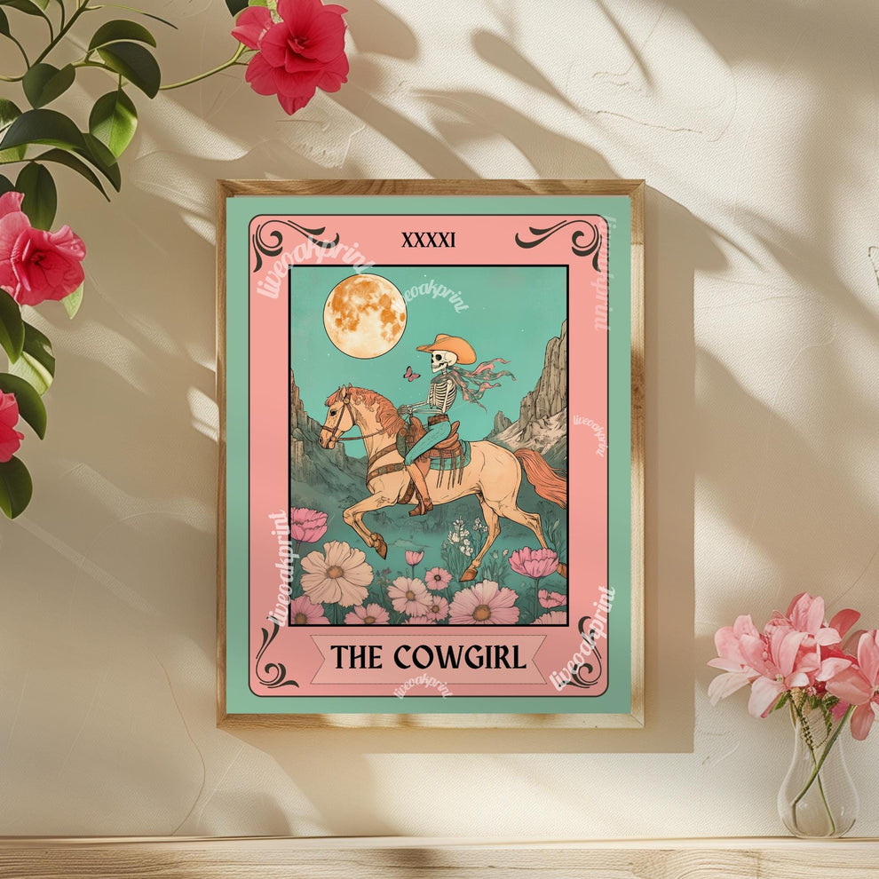 The Cowgirl Tarot Print
