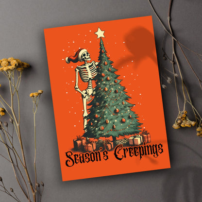 Season's Creepings - Pack of 10 Greeting Cards