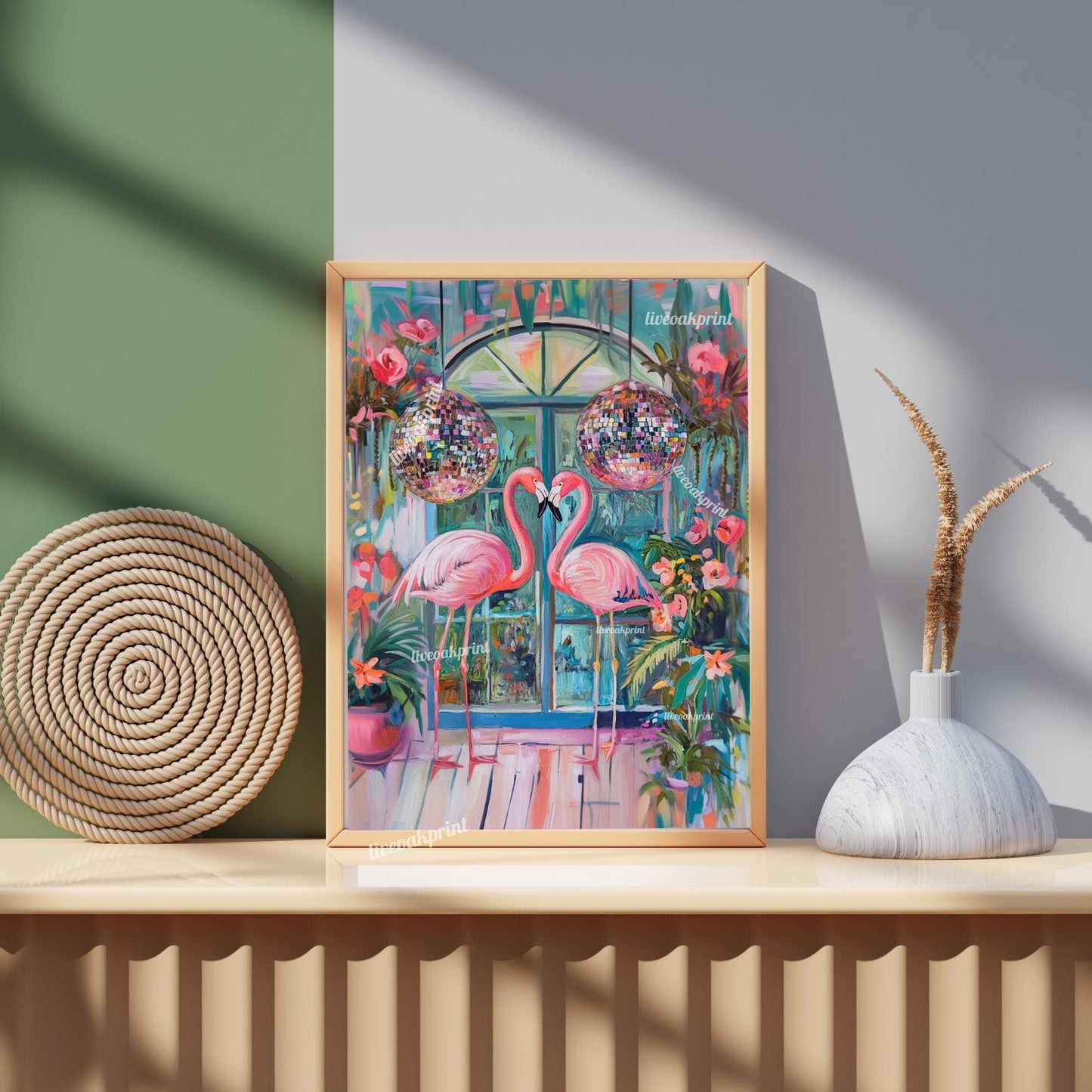 Disco Flamingos In Love !