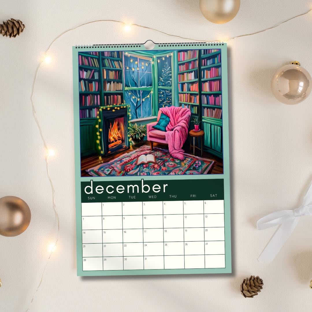 Cozy Reading Nooks : 2025 Calendar For Book Lovers - Bookish Gifts - Book Merch - Reader Gift - Gift For Book Lovers