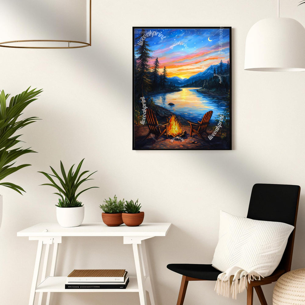 Camping By The River