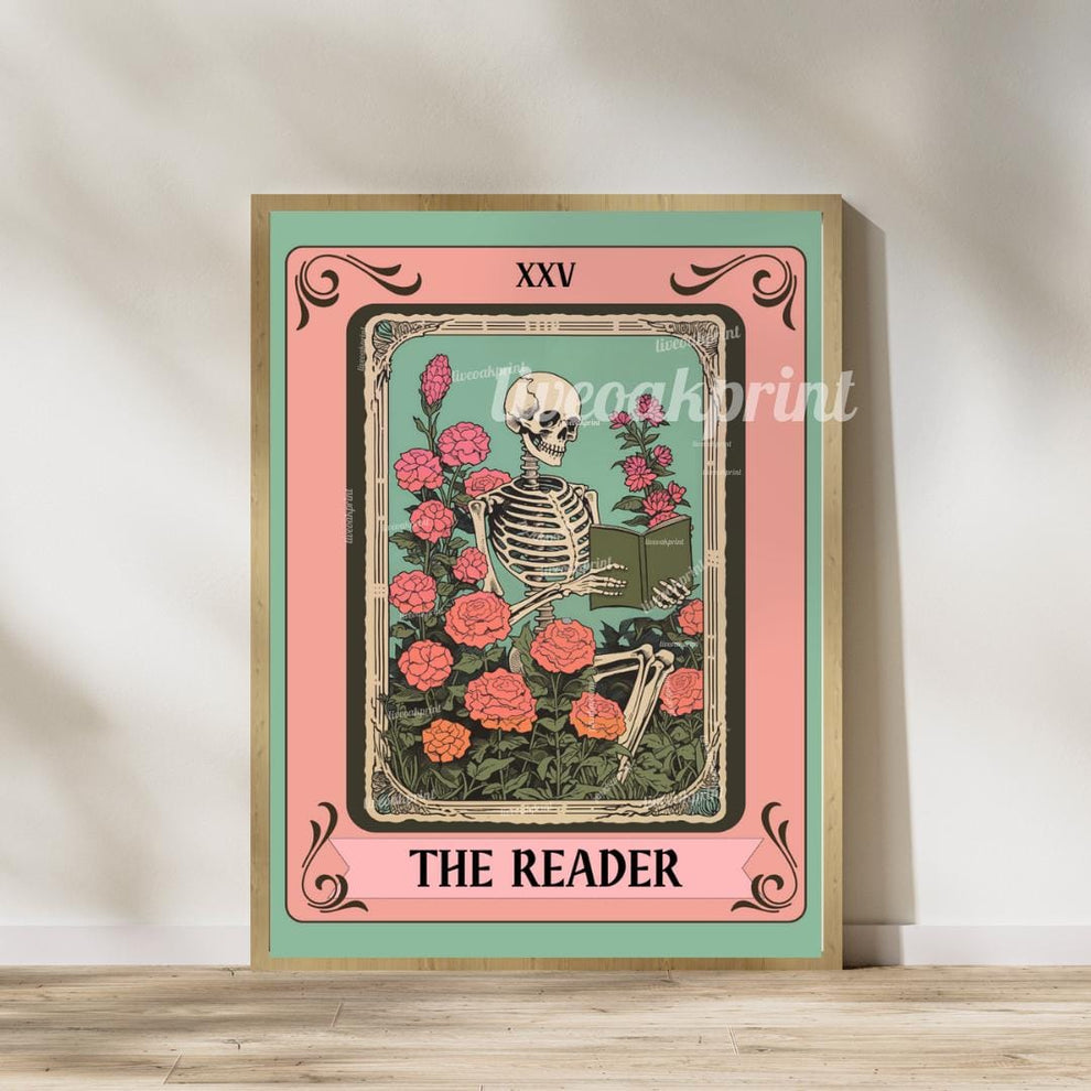 The Reader & The Tower Tarot Card Book Prints