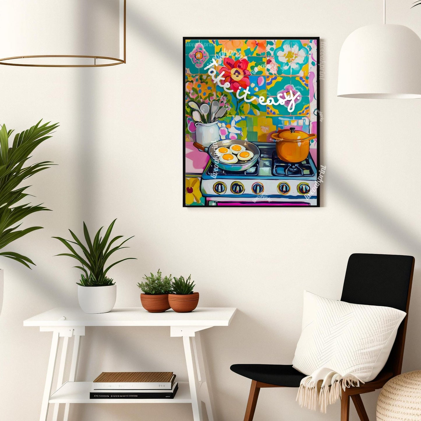 Take It Easy! Eggs Over Easy Print