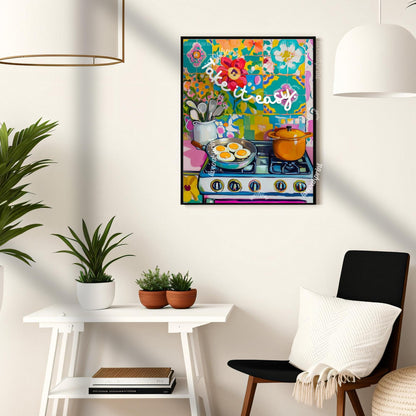 Take It Easy! Eggs Over Easy Print